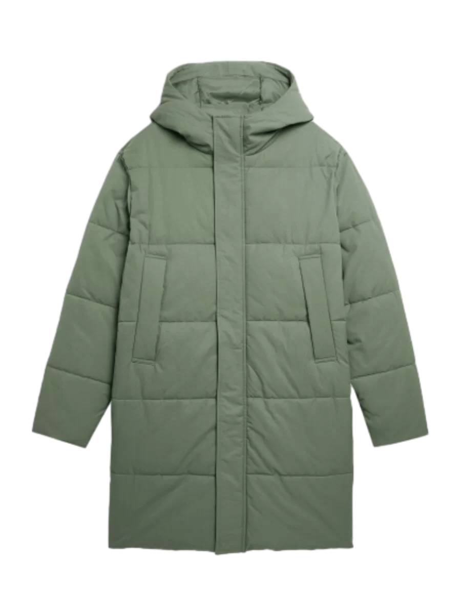 Herren Casual gepolsterter Langmantel