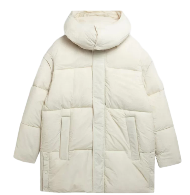 Damen Casual gepolsterter warmer Mantel